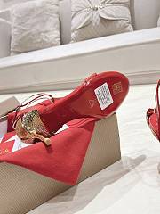 Colestore Christian Louboutin Ginko Girl 85mm Sandals Red - 5