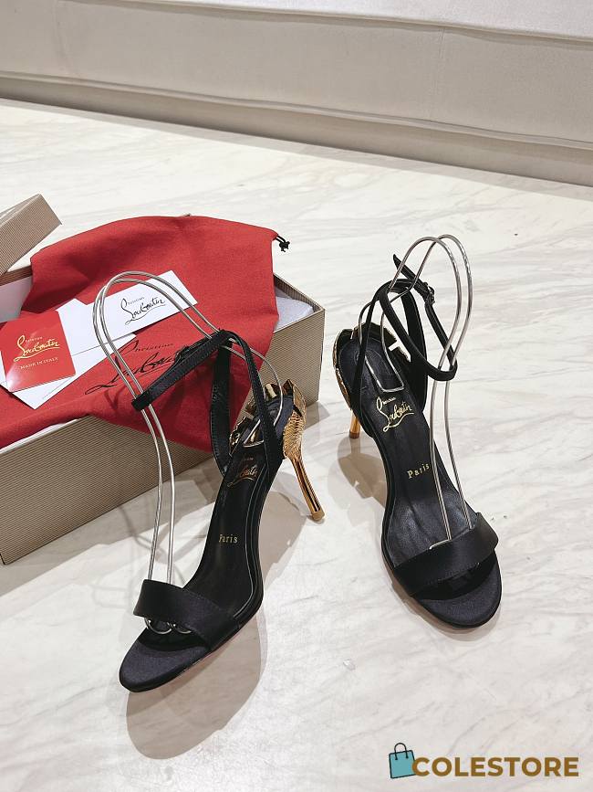 Colestore Christian Louboutin Ginko Girl 85mm Sandals Black - 1