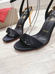 Colestore Christian Louboutin Ginko Girl 85mm Sandals Black - 6