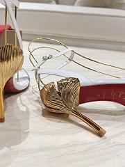 Colestore Christian Louboutin Ginko Girl 85mm Sandals White - 6