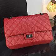 Colestore Chanel 226 Matelasse Red Leather Shoulder Bag 28 x 19 x 6 cm - 1