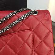 Colestore Chanel 226 Matelasse Red Leather Shoulder Bag 28 x 19 x 6 cm - 6
