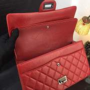 Colestore Chanel 226 Matelasse Red Leather Shoulder Bag 28 x 19 x 6 cm - 4