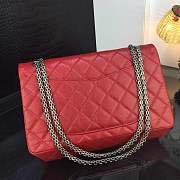 Colestore Chanel 226 Matelasse Red Leather Shoulder Bag 28 x 19 x 6 cm - 3