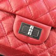 Colestore Chanel 226 Matelasse Red Leather Shoulder Bag 28 x 19 x 6 cm - 2