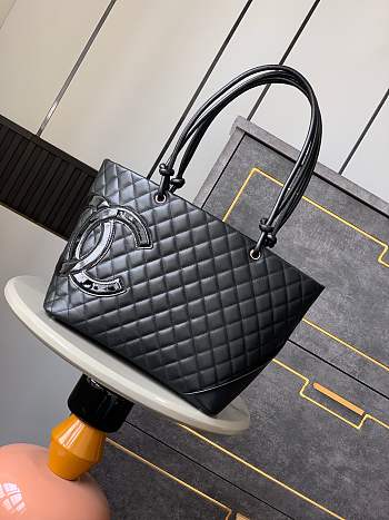 Colestore Chanel Cambon Large Tote Bag 30x25x15cm