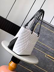 Colestore Chanel Cambon Large Tote Bag White 30x25x15cm - 4