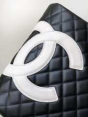 Colestore Chanel Cambon Large Tote Bag Black 30x25x15cm - 2