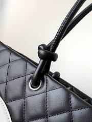 Colestore Chanel Cambon Large Tote Bag Black 30x25x15cm - 4