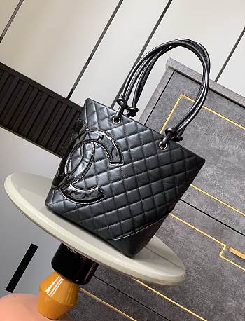 Colestore Chanel Cambon Medium Tote Bag 24x20x8cm