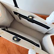 Colestore Versace La Medusa Denim Large Tote Bag Beige 40x16x29cm - 6