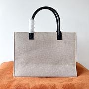 Colestore Versace La Medusa Denim Large Tote Bag Beige 40x16x29cm - 4