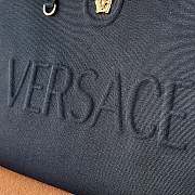 Colestore Versace La Medusa Denim Large Tote Bag Black 40x16x29cm - 3