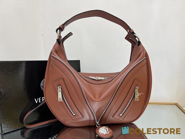 Colestore Versace Repeat Hobo Bag Brown 20 cm - 1