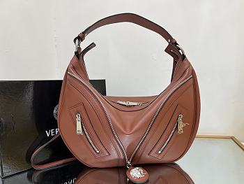Colestore Versace Repeat Hobo Bag Brown 40 cm