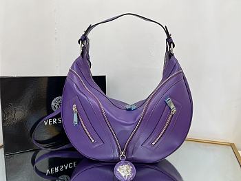 Colestore Versace Repeat Hobo Bag Purple 29 cm