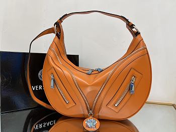Colestore Versace Repeat Hobo Bag Orange 40 cm