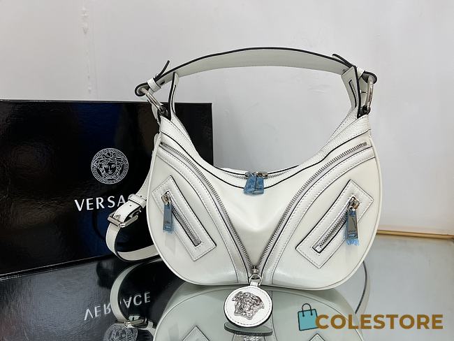 Colestore Versace Repeat Hobo Bag White 29 cm - 1