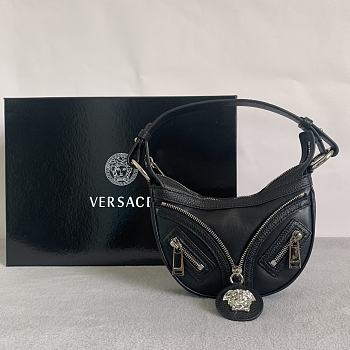 Colestore Versace Repeat Hobo Bag Black 20 x 4 x 13cm