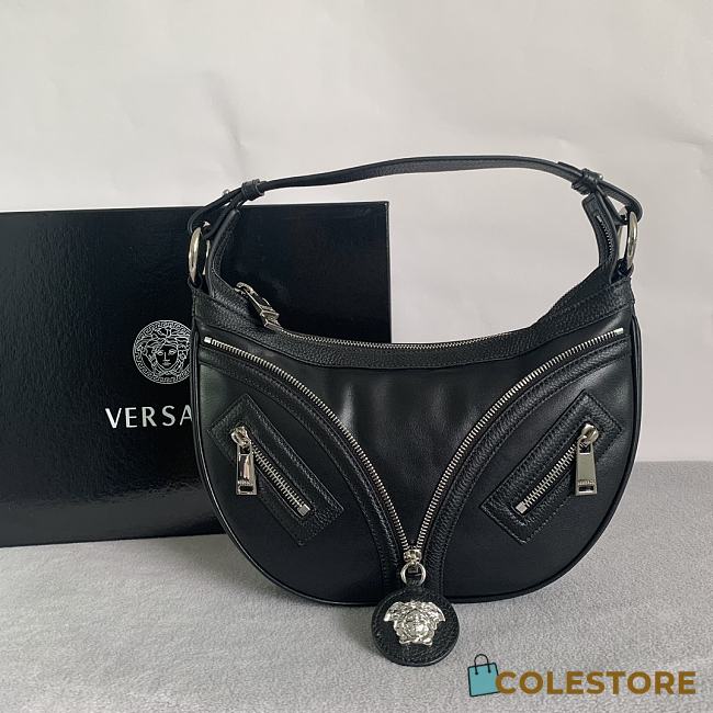 Colestore Versace Repeat Hobo Bag Black 29 x 5 x 18cm - 1