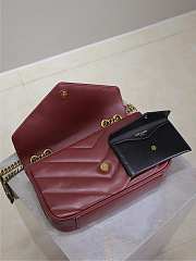 Colestore YSL Saint Laurent Lou Lou Rouge Size 24 cm - 5