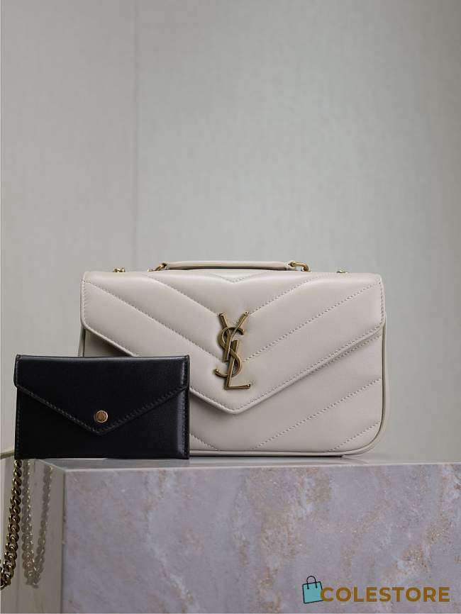 Colestore YSL Saint Laurent Lou Lou White Size 24 cm - 1