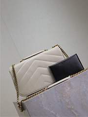Colestore YSL Saint Laurent Lou Lou White Size 24 cm - 2