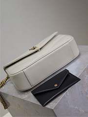 Colestore YSL Saint Laurent Lou Lou White Size 24 cm - 3
