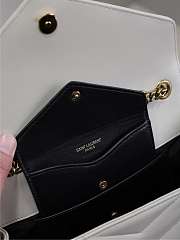 Colestore YSL Saint Laurent Lou Lou White Size 24 cm - 5