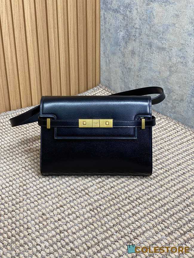 Colestore YSL Saint Laurent Ysl Manhattan Bag Black 24x6x17.5cm - 1