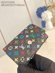 Colestore Louis Vuitton x Takashi Murakami 4 Key Holder Black 12 x 7 x 2 cm - 5