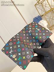 Colestore Louis Vuitton x Takashi Murakami 4 Key Holder Black 12 x 7 x 2 cm - 6