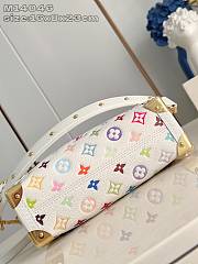 Colestore Louis Vuitton x Takashi Murakami Side Trunk MM White 25SS New Bag 23 x 16 cm - 5