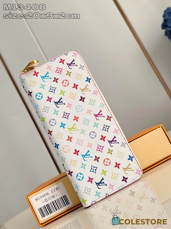 Colestore Louis Vuitton x Takashi Murakami New 25SS Clémence Wallet 20 x 9 x 2 CM - 1