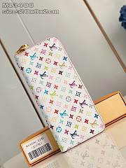 Colestore Louis Vuitton x Takashi Murakami New 25SS Clémence Wallet 20 x 9 x 2 CM - 1