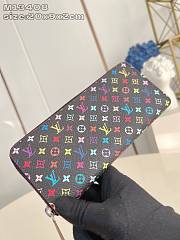 Colestore Louis Vuitton x Takashi Murakami New 25SS Clémence Wallet Black 20 x 9 x 2 CM - 3