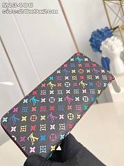 Colestore Louis Vuitton x Takashi Murakami New 25SS Clémence Wallet Black 20 x 9 x 2 CM - 2