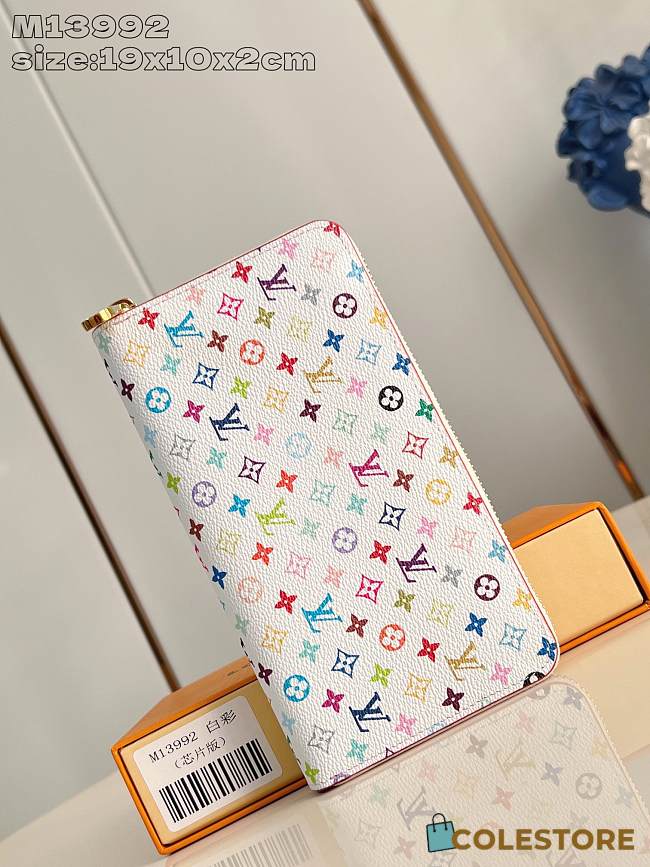 Colestore Louis Vuitton x Takashi Murakami New 25SS Wallet White 19 x 10 x 2 cm - 1