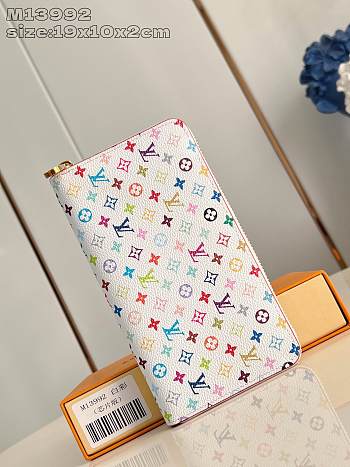 Colestore Louis Vuitton x Takashi Murakami New 25SS Wallet White 19 x 10 x 2 cm