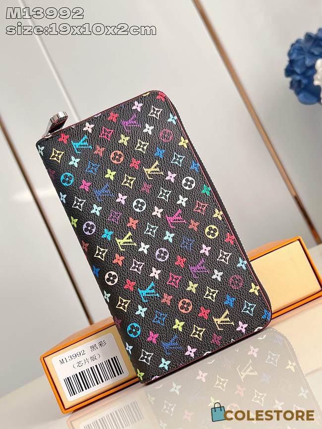 Colestore Louis Vuitton x Takashi Murakami New 25SS Wallet Black 19 x 10 x 2 cm - 1