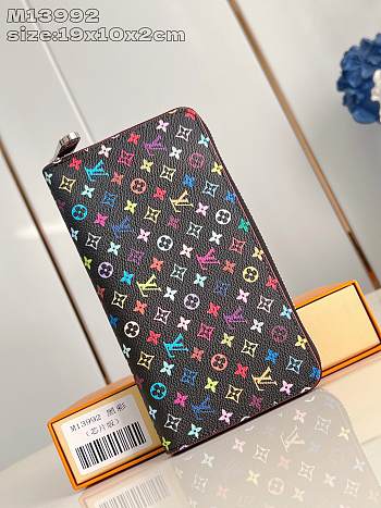Colestore Louis Vuitton x Takashi Murakami New 25SS Wallet Black 19 x 10 x 2 cm