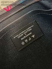 Colestore Louis Vuitton x Takashi Murakami Toiletry Pouch Black 25 x 20 x 5 cm - 5