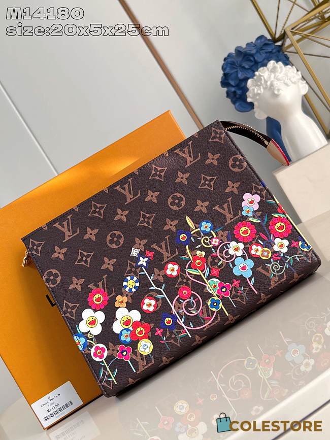 Colestore Louis Vuitton x Takashi Murakami Toiletry Pouch 25 x 20 x 5 cm - 1