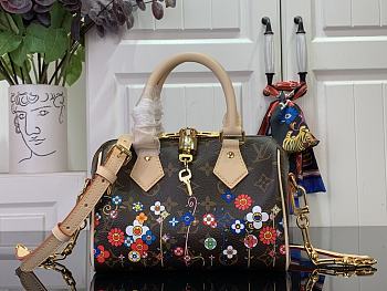 Colestore Louis Vuitton x Takashi Murakami Speedy Monogram 20.5x13.5x12 cm 