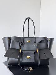 Colestore Balenciaga Women's Bel Air Xl Carry All Bag Black 25.9x28.9x16cm - 1