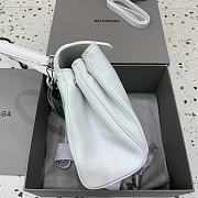 Colestore Balenciaga Women's Medium Rodeo Leather Handbag White 29x20x10cm - 5
