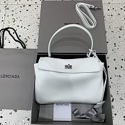 Colestore Balenciaga Women's Medium Rodeo Leather Handbag White 35x23x11cm - 1