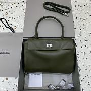 Colestore Balenciaga Women's Medium Rodeo Leather Handbag Olive 29x20x10cm - 1