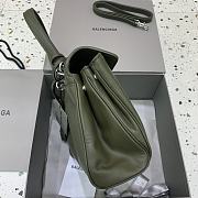 Colestore Balenciaga Women's Medium Rodeo Leather Handbag Olive 29x20x10cm - 6
