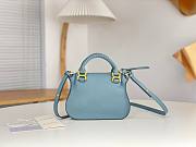 Colestore Chloe Marcie Mini Double Carry Tote Bag Blue 21*16*8cm - 6